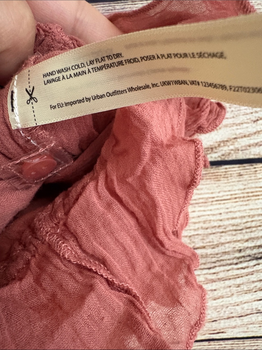 Free People Rust Ruffle Cropped Tank Top - Picture 6 of 8